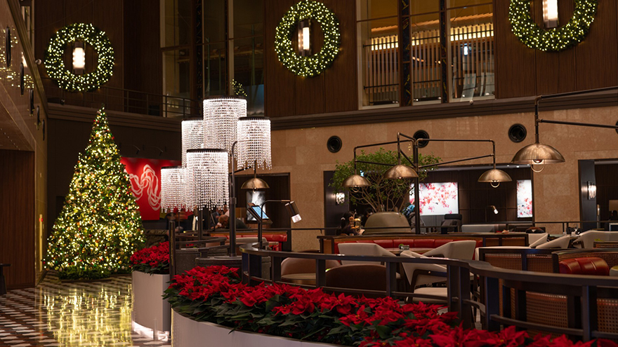 スタンプラリーのスポット「ハイアットリージェンシー東京のクリスマス」のイメージ